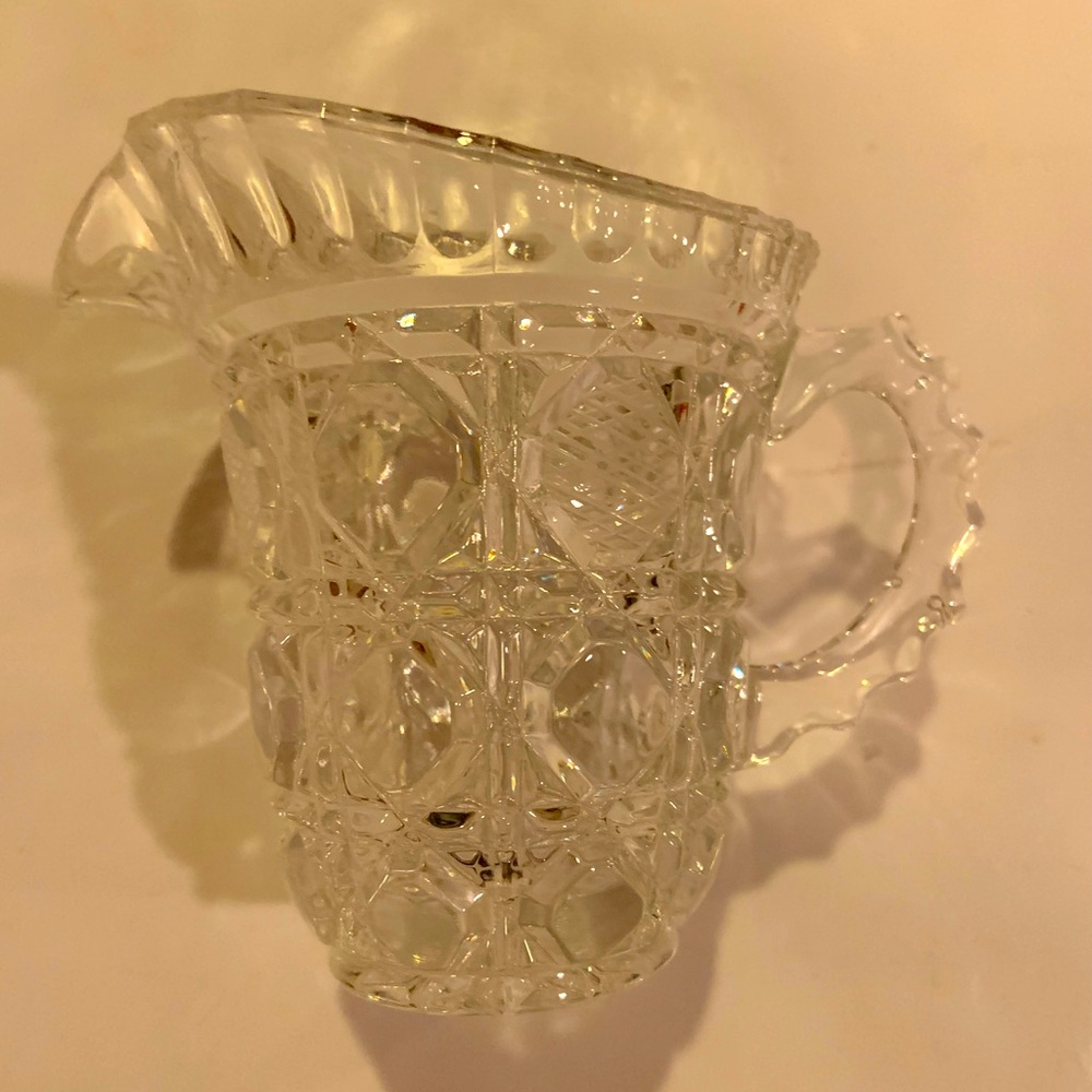 Vintage Bleikristall 24% Lead Crystal Creamer Made In West Germany